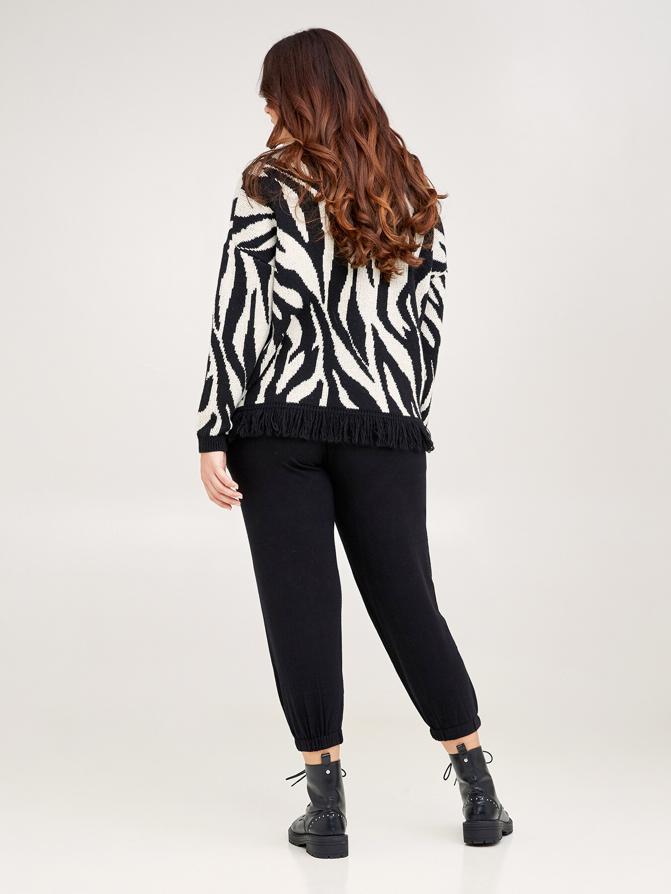 Pantaloni joggers in maglia image number 1