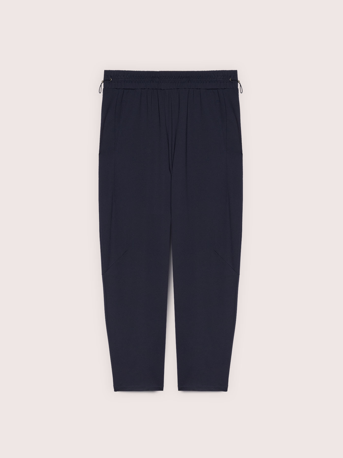 Pantaloni in Punto Milano con coulisse in vita image number 4