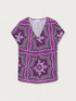 Bluse mit Bandana-Druck image number 3