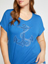 T-shirt with rhinestone anchor image number 0