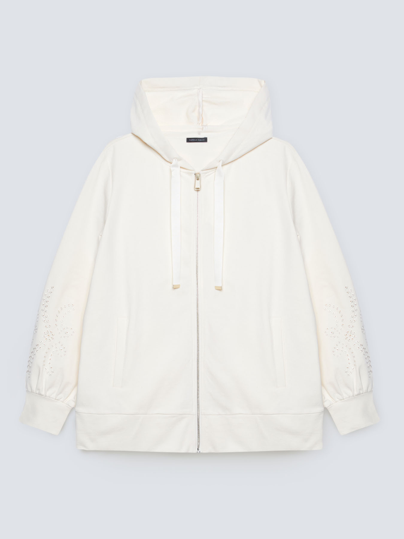 Felpa con maniche ricamate image number 4