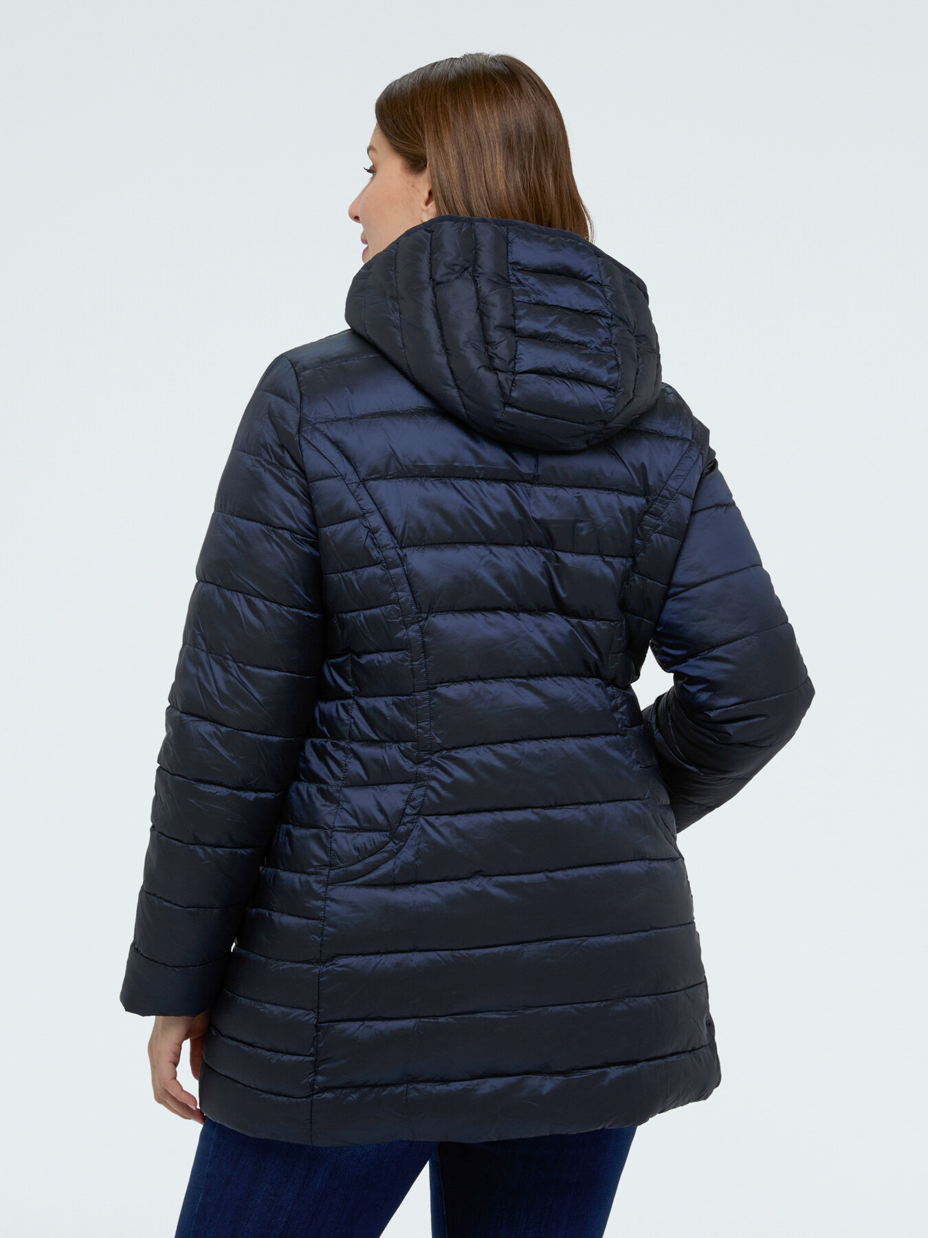 Gesteppte Daunenjacke mit abnehmbarer Kapuze image number 1
