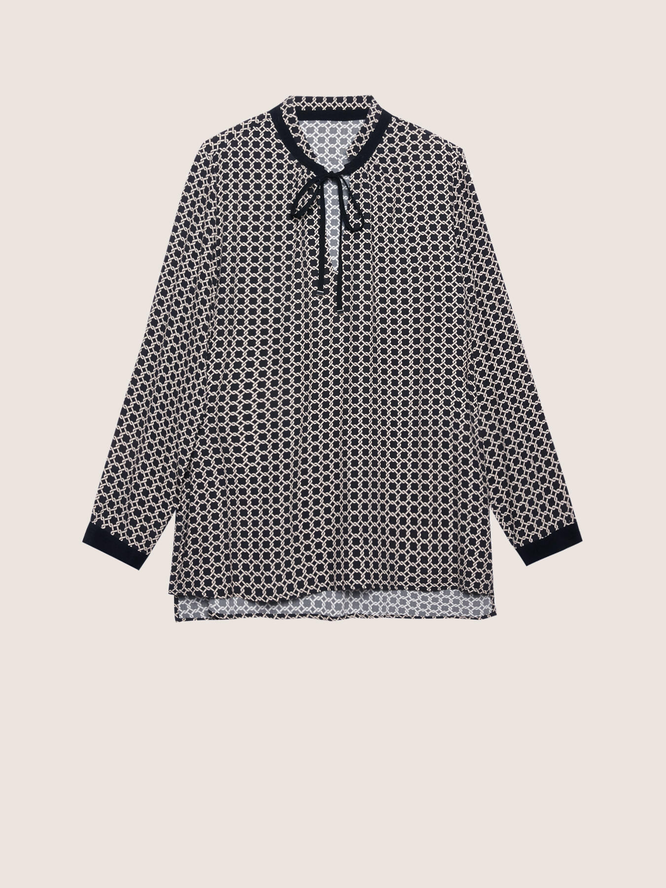 Bluse mit Ketten-Print image number 3