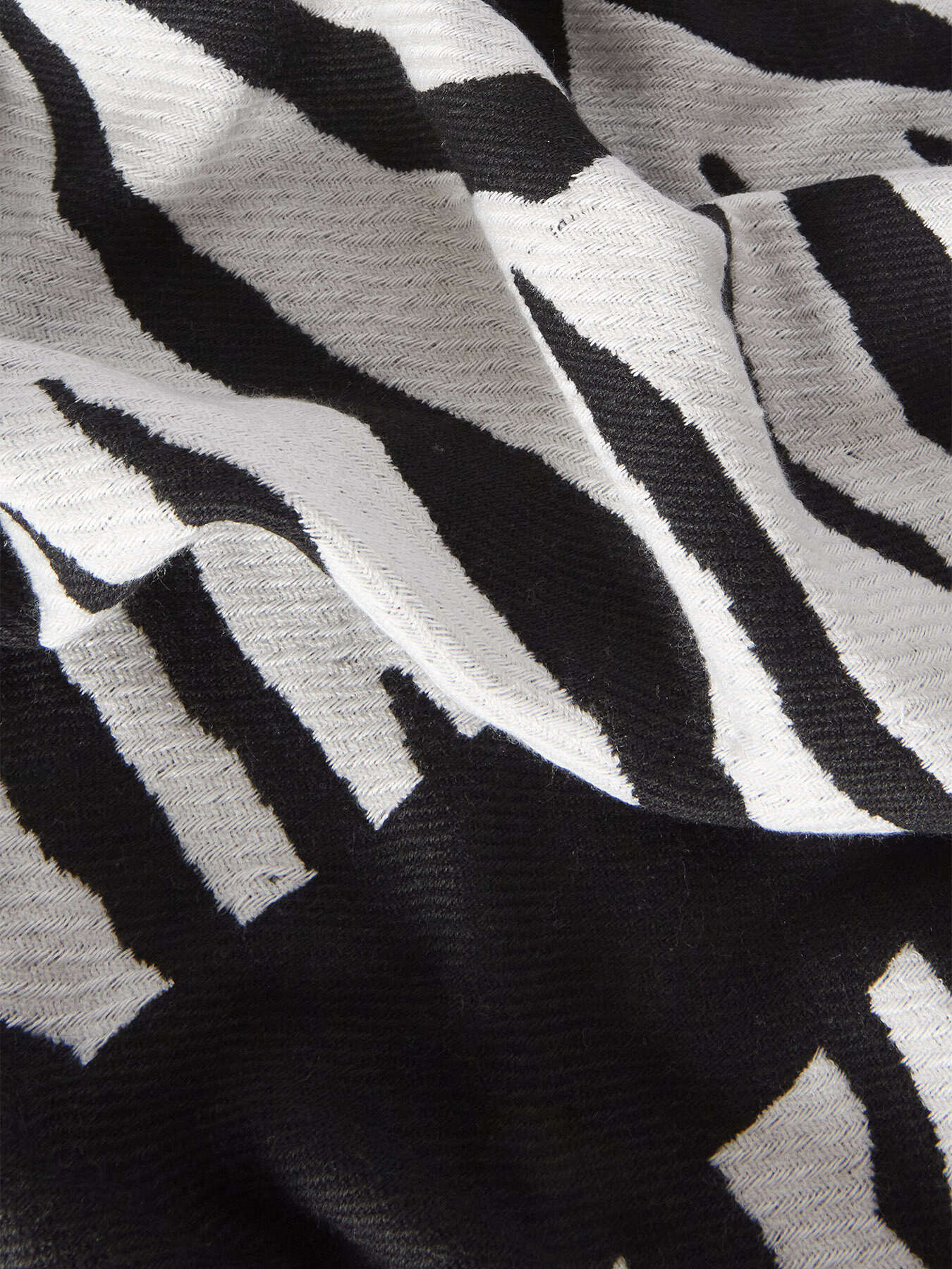 Zebra print scarf image number 2