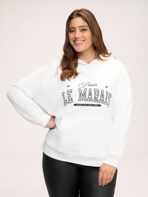 Sweat &agrave; capuche et