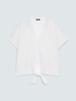Bluse aus Lochstickerei mit Knotendetail image number 4