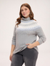 Rollkragenpullover mit Jacquard-Muster image number 0