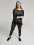 Leggings "GO." stampati image number 0