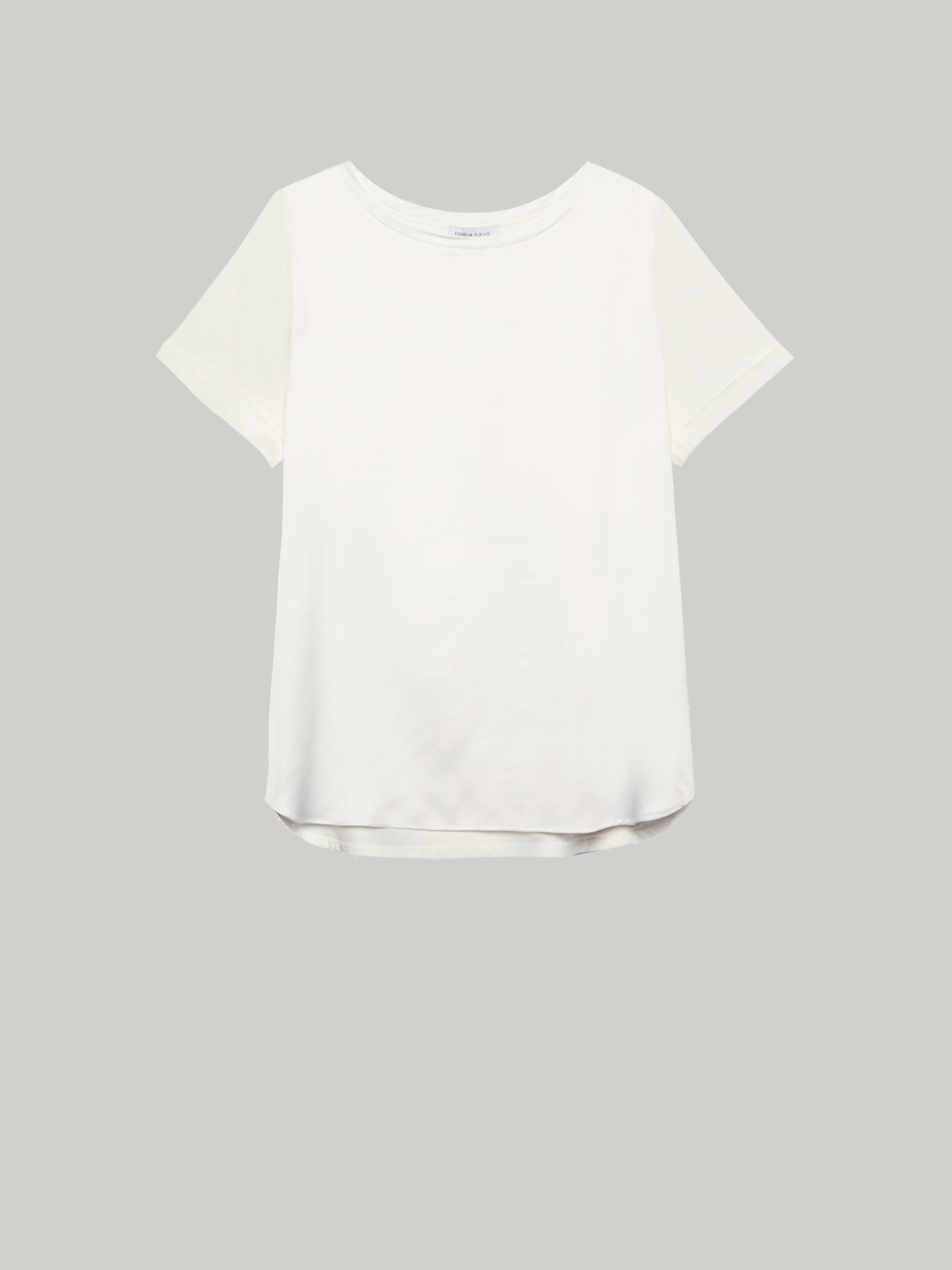 T-shirt en deux tissus image number 3