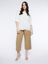 Cropped wide leg trousers image number 3
