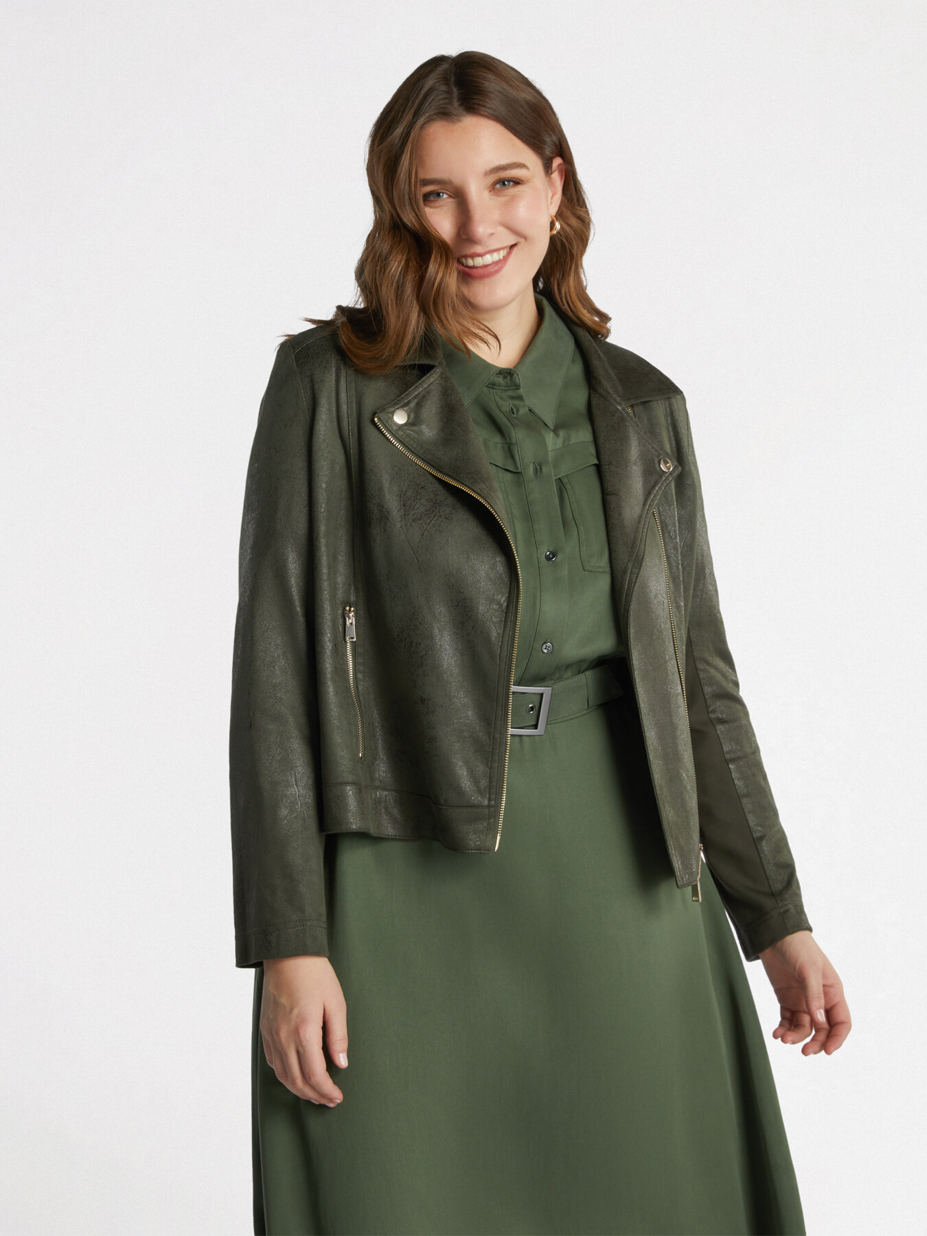 Biker-Jacke in Used-Optik image number 2