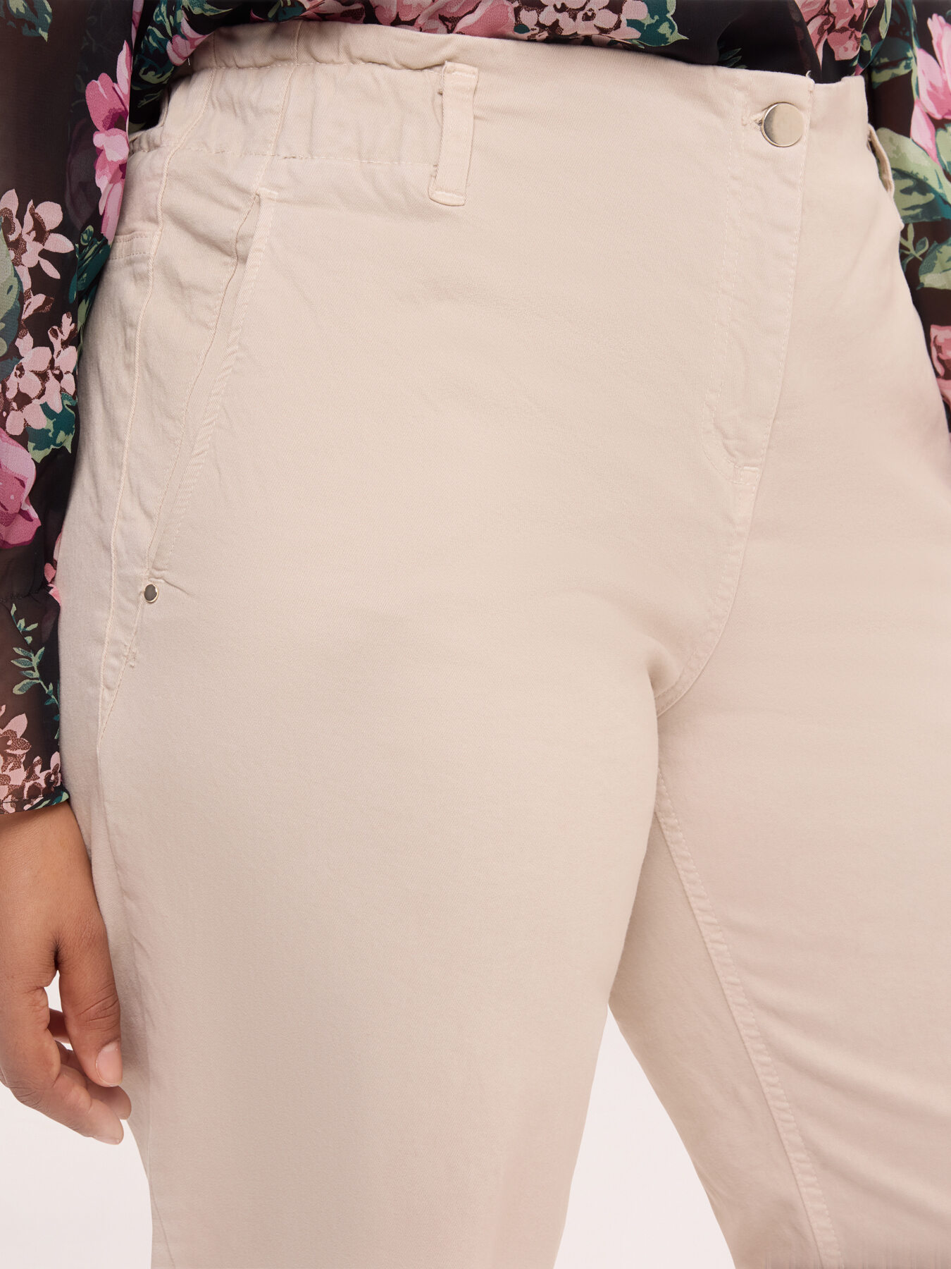 Balloon Pants in Cotton Blend image number 3
