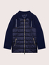Two-material down jacket with high collar image number 4