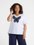 T-shirt with butterfly image number 2