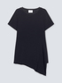 T-shirt with asymmetric hemline image number 4