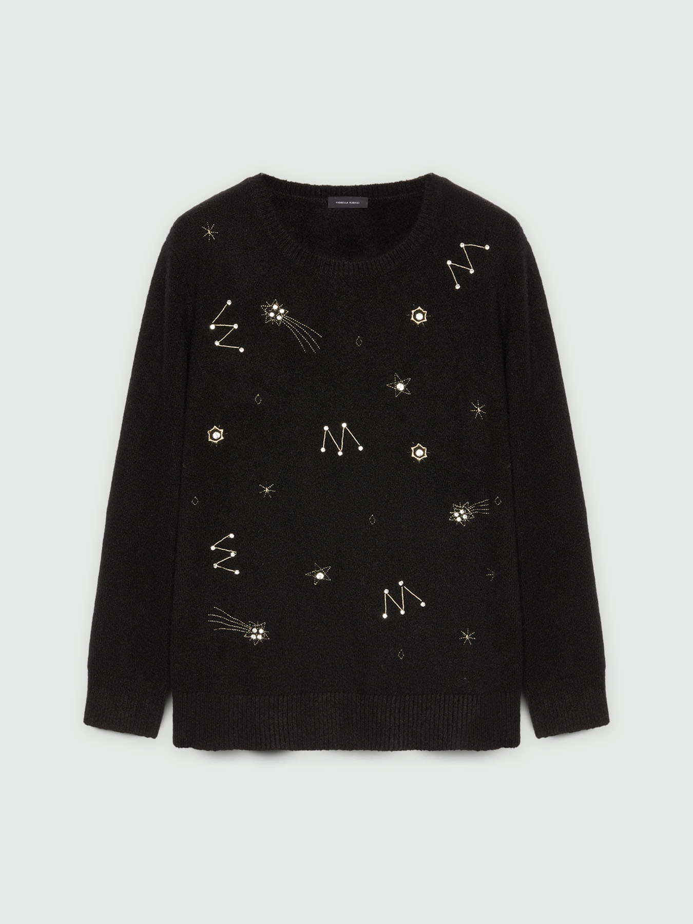 Maglia con ricamo costellazioni image number 4