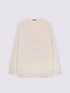 Cardigan in maglia con scollo a V image number 4