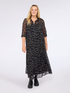 Long shirt dress with lettering print image number 2