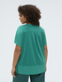 Lyocell blend T-shirt with buttons image number 1