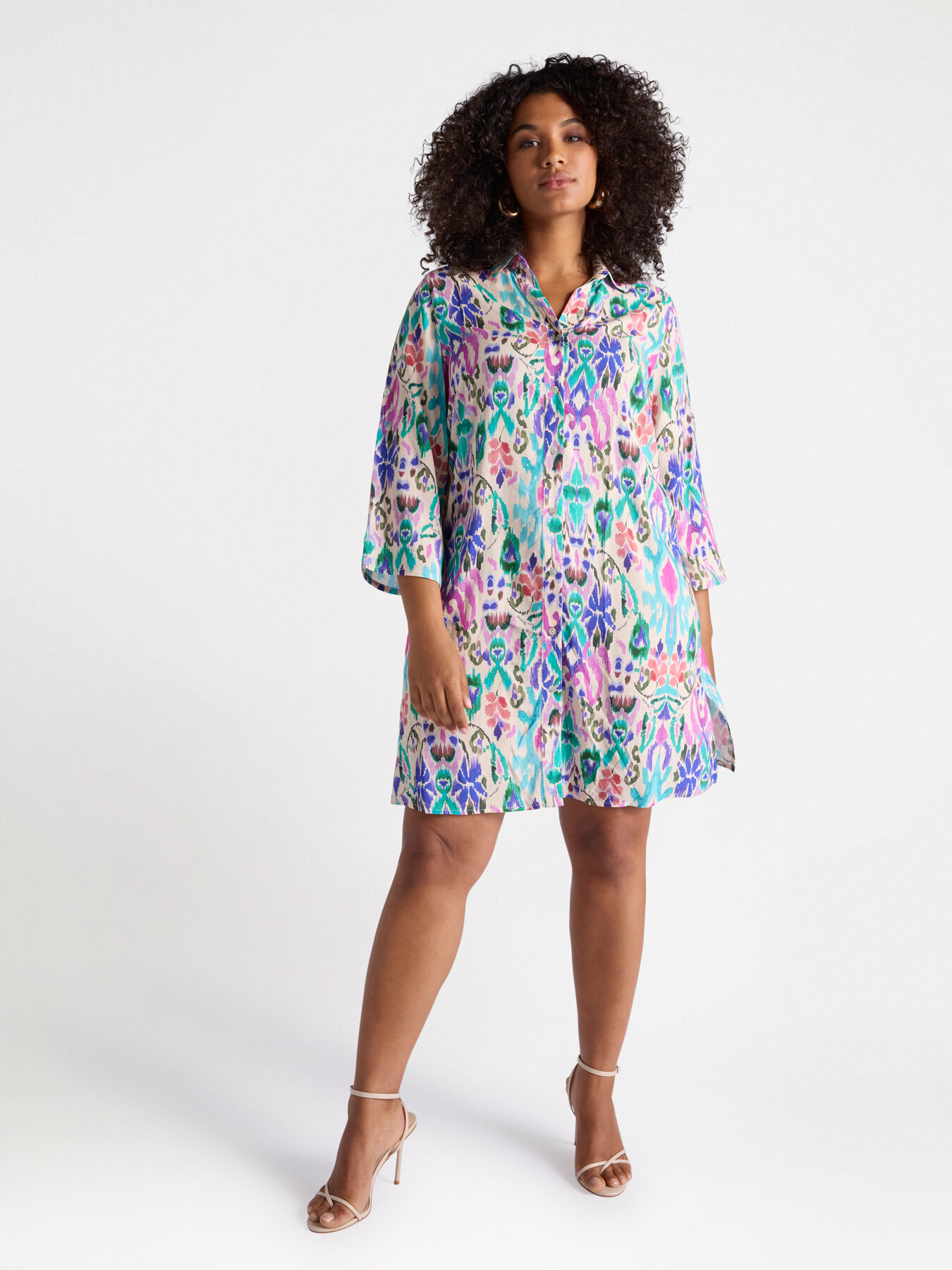 Bedrucktes Hemdblusenkleid image number 4