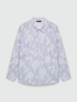 Striped shirt with floral pattern image number 5