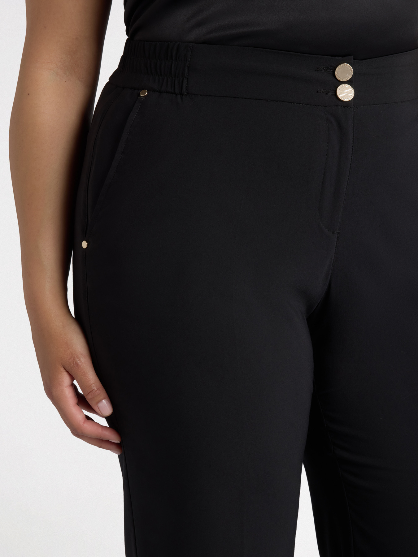 Pantalon droit en popeline l&eacute;g&egrave;re image number 3