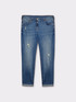Girlfit-Jeans mit Rissen image number 3