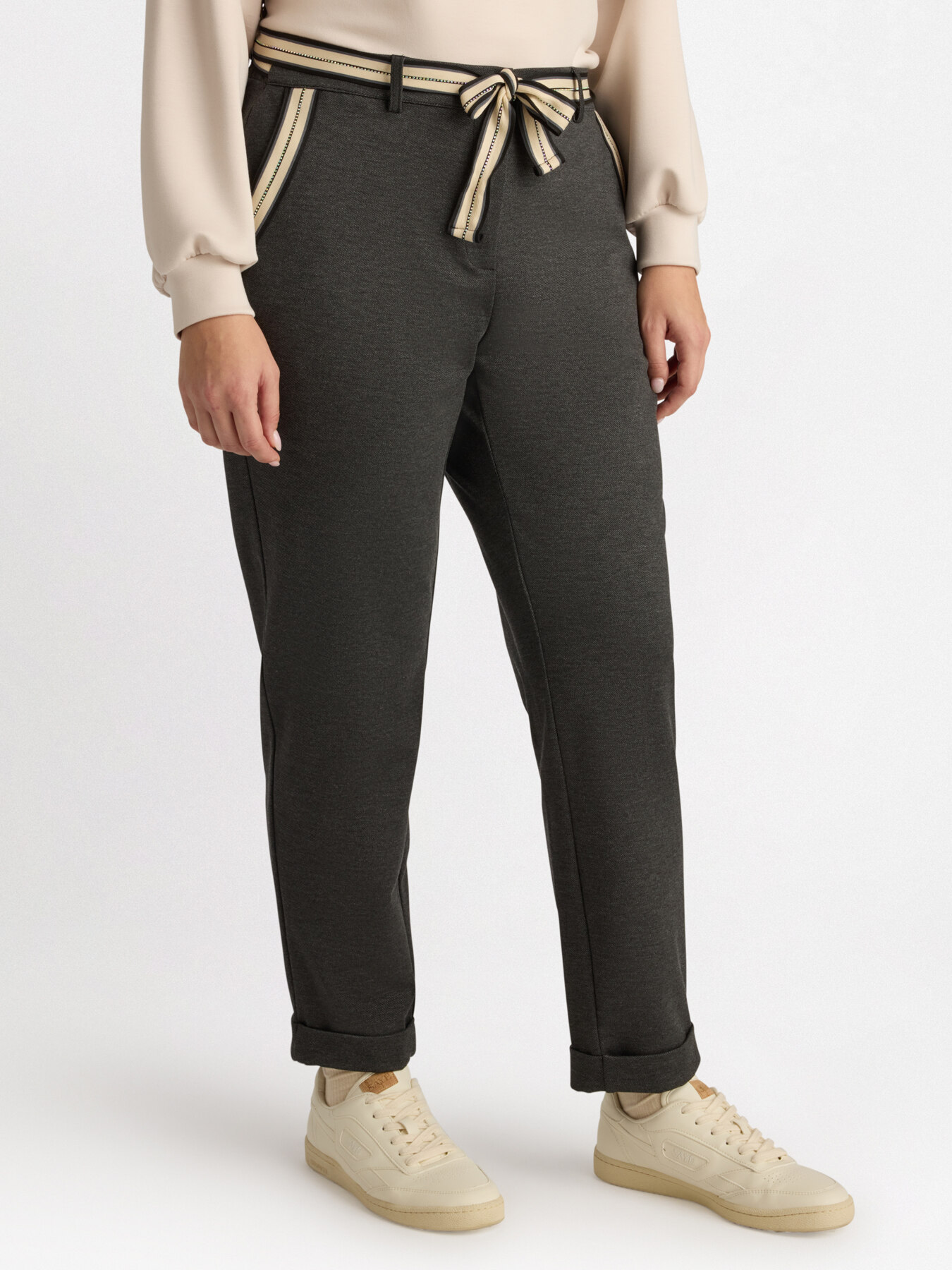 New York trousers with contrasting ribbon image number 0