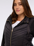 Sleeveless down jacket with hood and Sorona® Aura padding image number 3