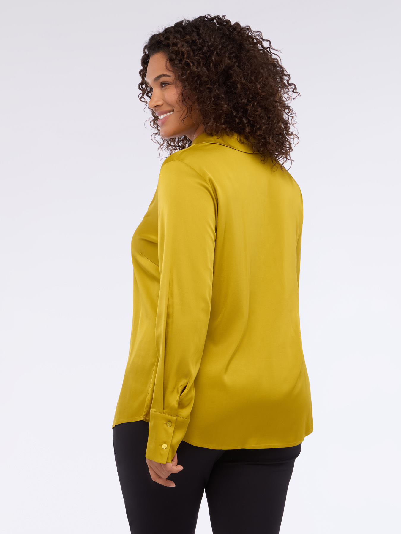 Viscose satin shirt image number 2