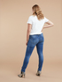 Skinny-Jeans mit Kristallfransen image number 1