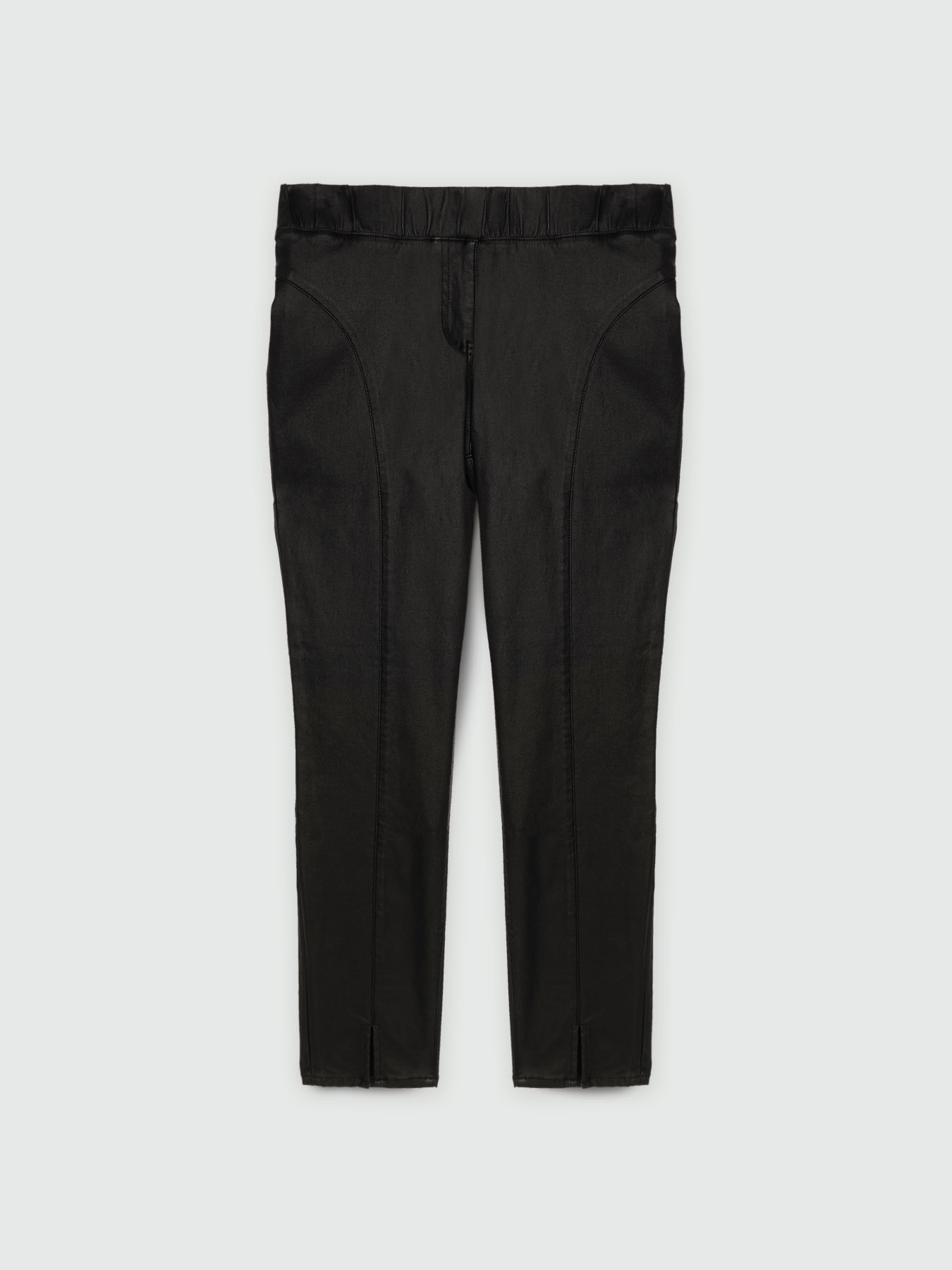 Jeggings in tessuto spalmato image number 4