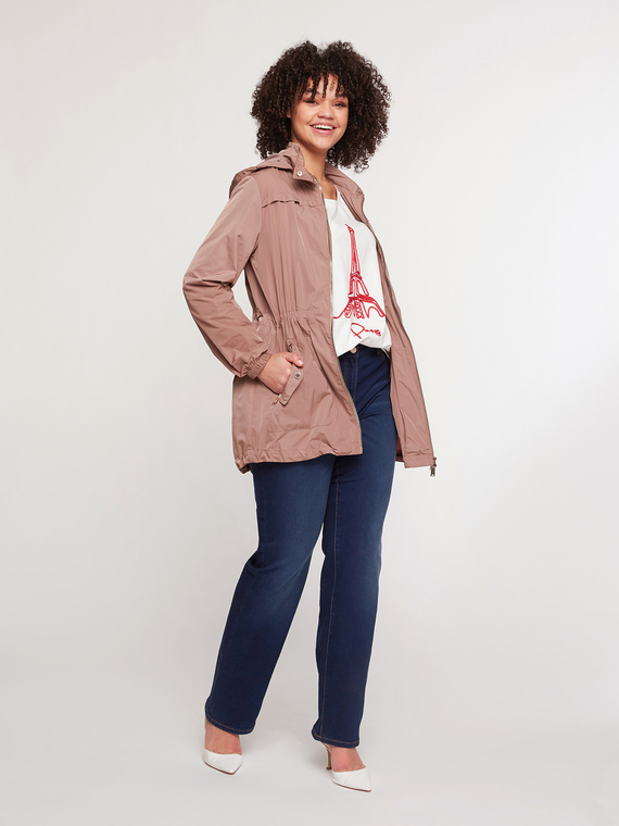 Fiorella Rubino Parka leggero con zip Donna