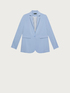 Blazer with striped lining image number 3