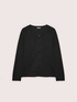 Viscose blend cardigan with round neckline image number 4