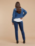 Mittelblaue Basic-Skinny-Jeans image number 1