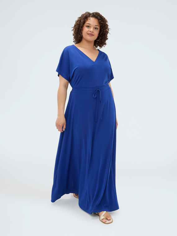 Pretty jersey dress with drawstring waist