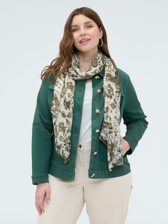 Foulard imprim&eacute; en viscose