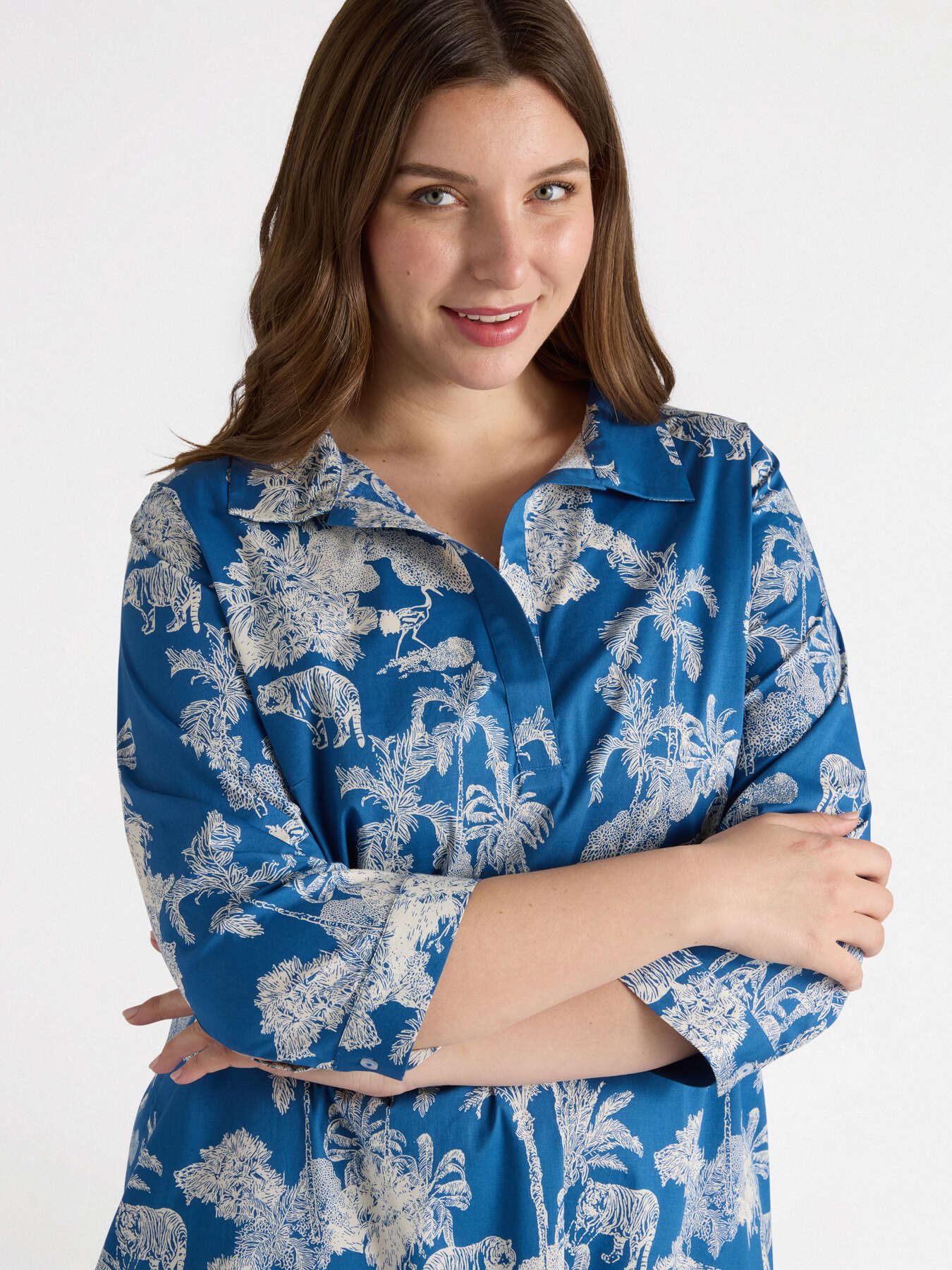 Jungle print dress image number 3