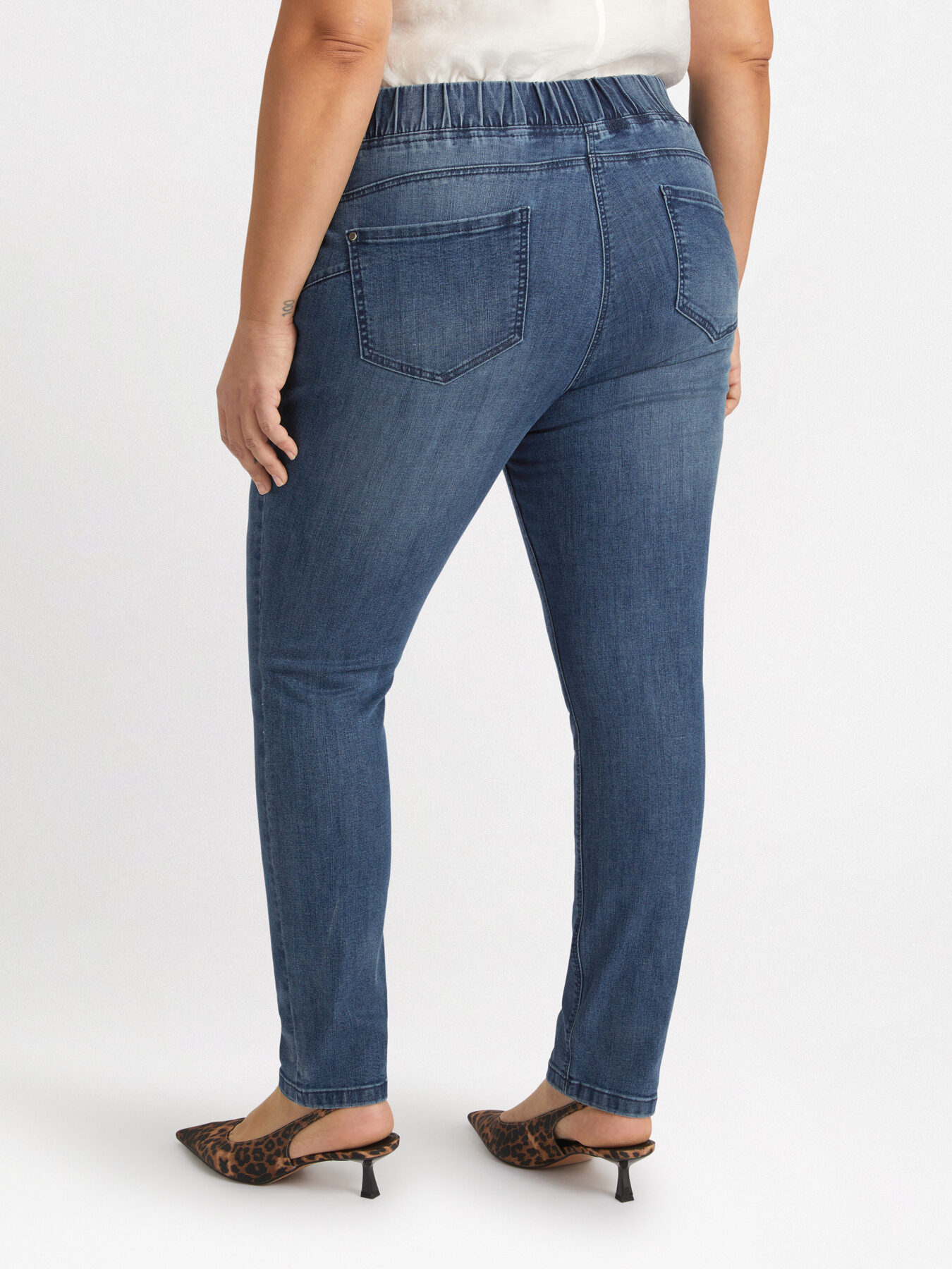 Jeggings lavaggio chiaro image number 1