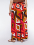 Printed palazzo trousers image number 1