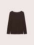 Second-skin sweater in cashmere blend image number 4