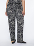Printed jersey trousers image number 1