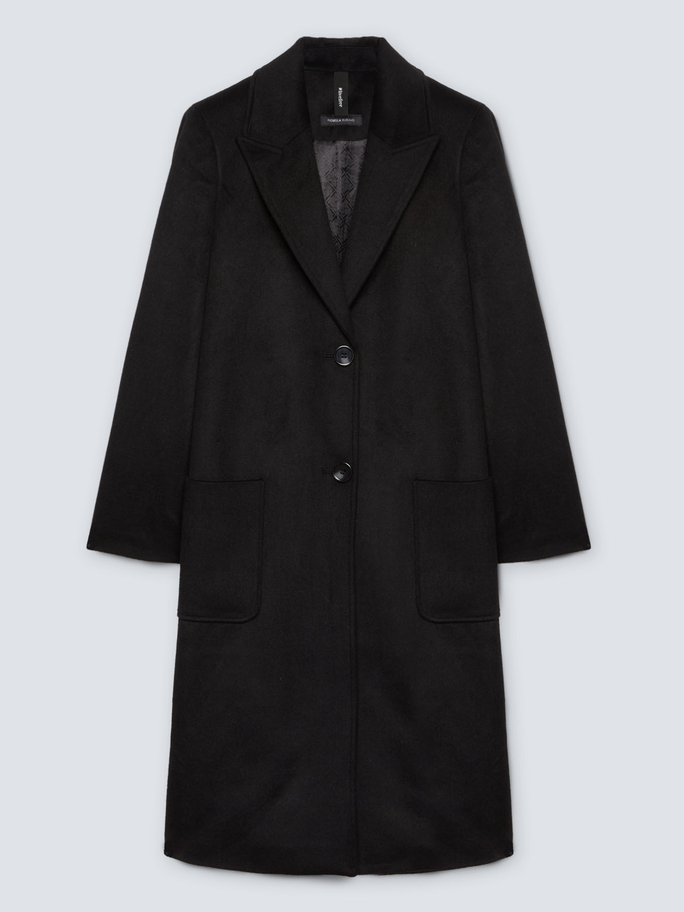 Abrigo largo con dos botones image number 3