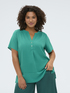 Lyocell blend T-shirt with buttons image number 2