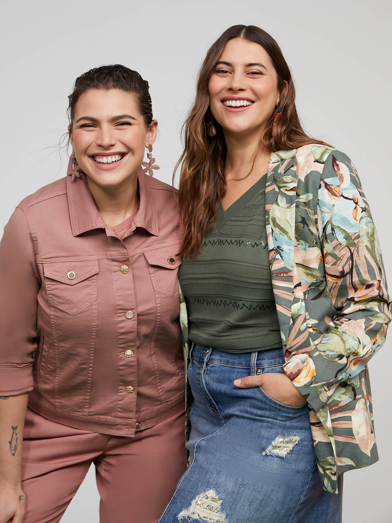 Printed blazer image number 4