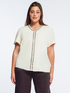 Bluse mit Stickerei image number 1