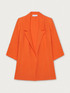 Open-front viscose blazer image number 3