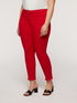 Basic red skinny trousers image number 2