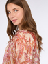 Bluse mit Paisley-Muster und Schn&uuml;ren image number 2